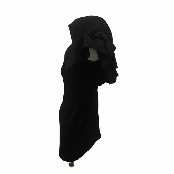 Eliza J Black One-Shoulder Dress with Bow - Picture 2 of 7